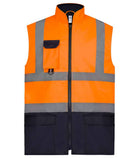 YK215 Orange/Navy Front