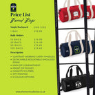 Barrel Bag - The Merch Collective UK