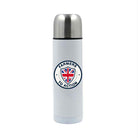 Farmers To Action Thermal Flask Bottle - 500ml - WHITE / SILVER LID - The Merch Collective UK