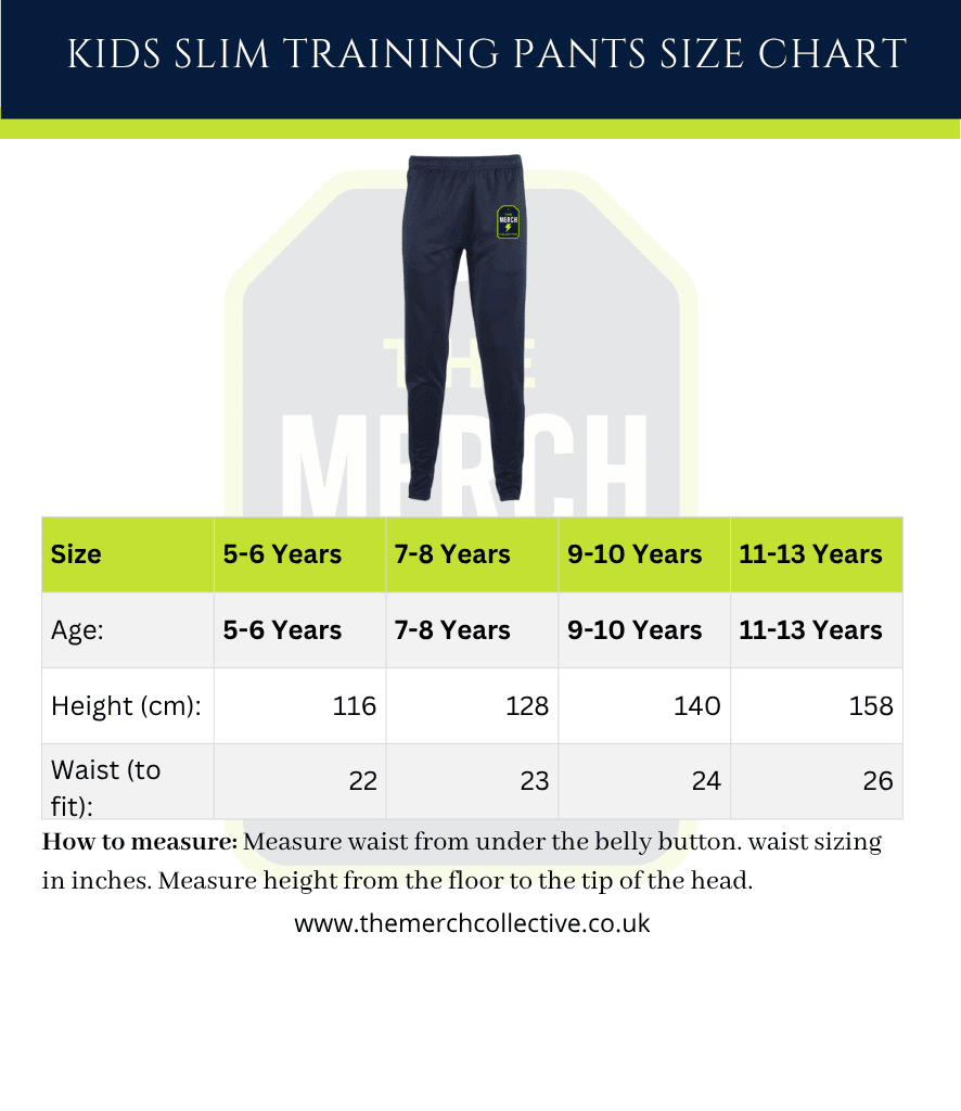 Futsal Kids Slim Training Pants - All About Annie LTD