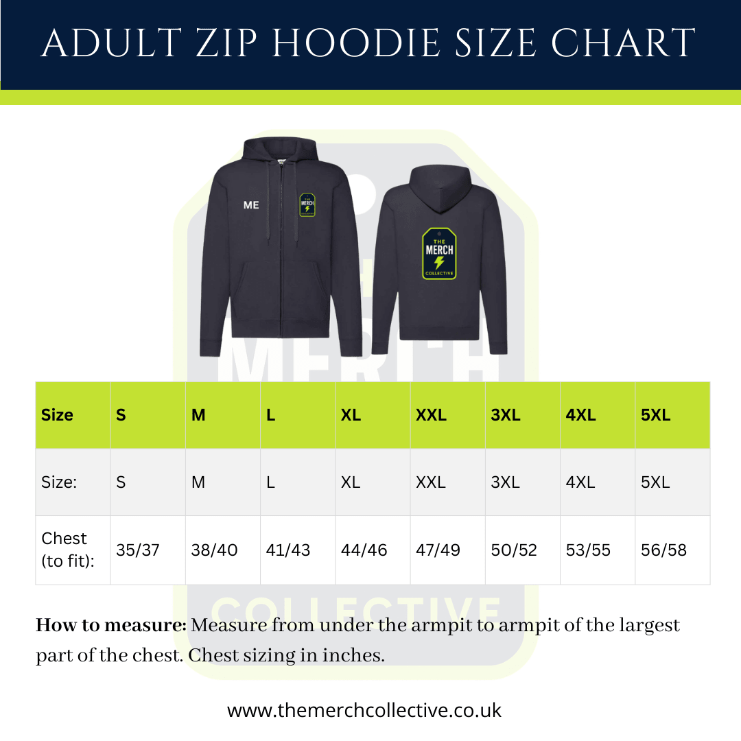 Hornsea Sporting FC Adults Zip Hoodie - The Merch Collective UK