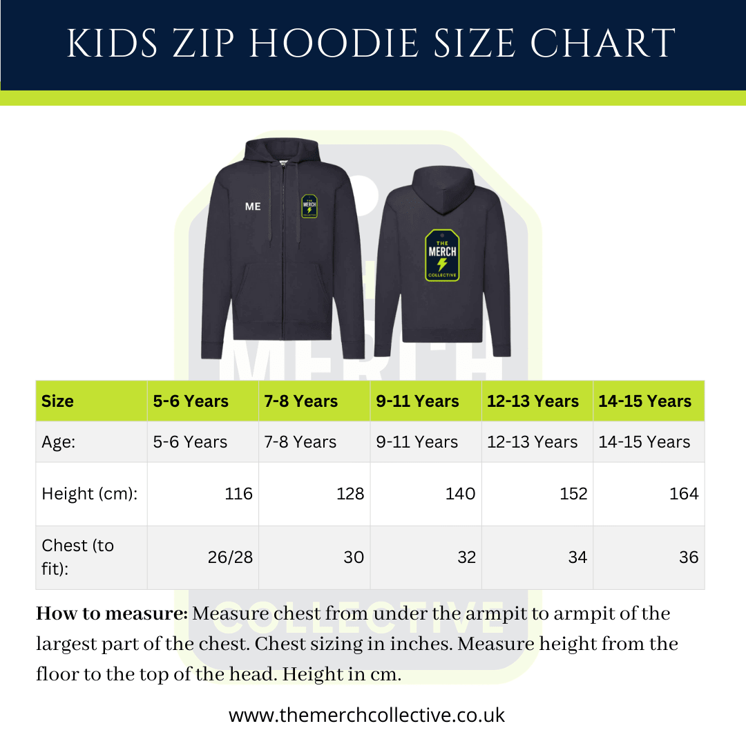 Hornsea Sporting FC Kids Zip Hoodie - The Merch Collective UK