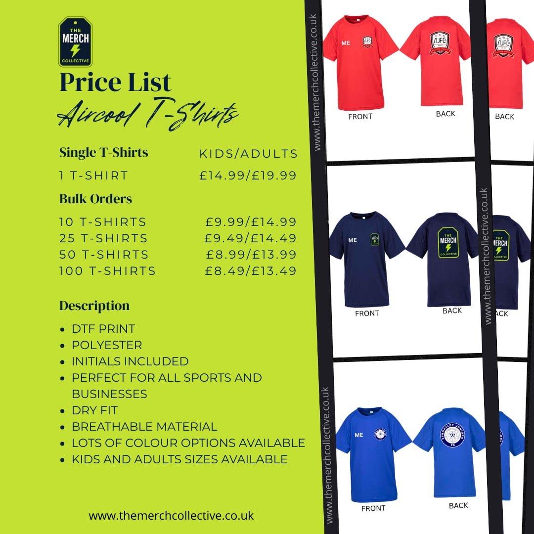 Kids Impact Performance Aircool T-Shirt - All About Annie LTD