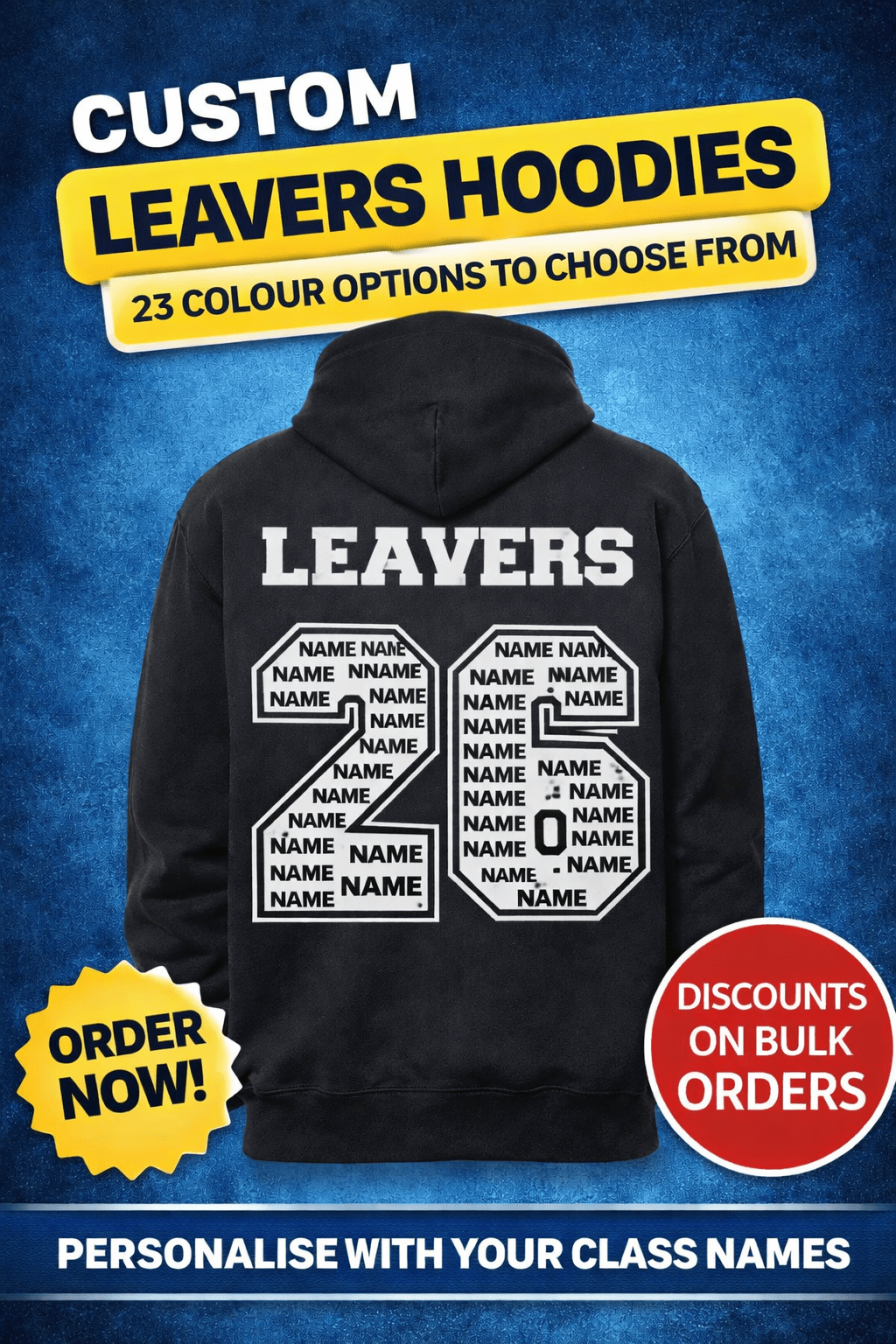 Leavers 2026 Hoodies - The Merch Collective UK
