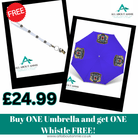 Umbrella & Whistle Bundle - The Merch Collective UK