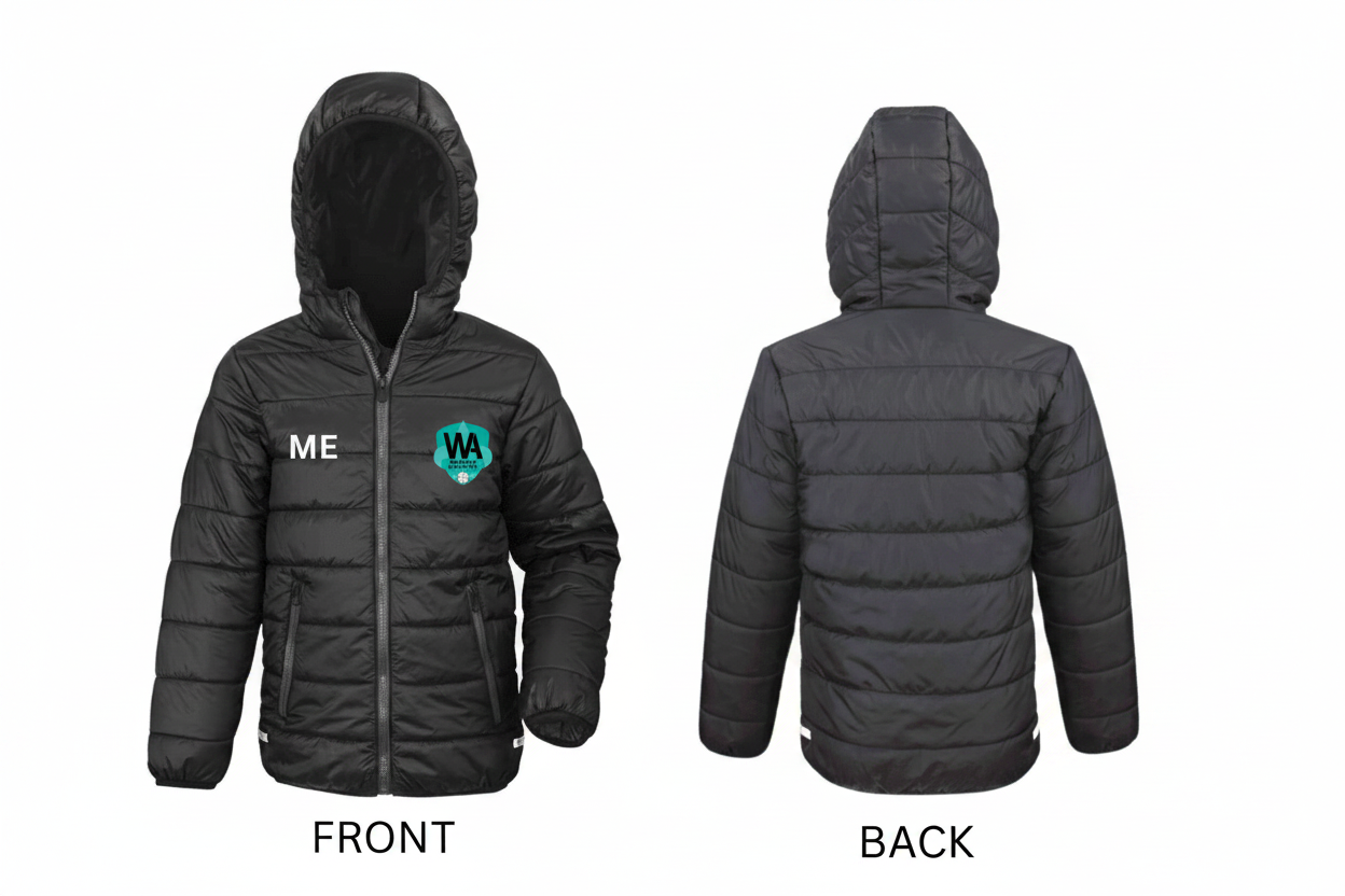 Wakefield Athletic JFC Adults Core Soft Padded Jacket - The Merch Collective UK