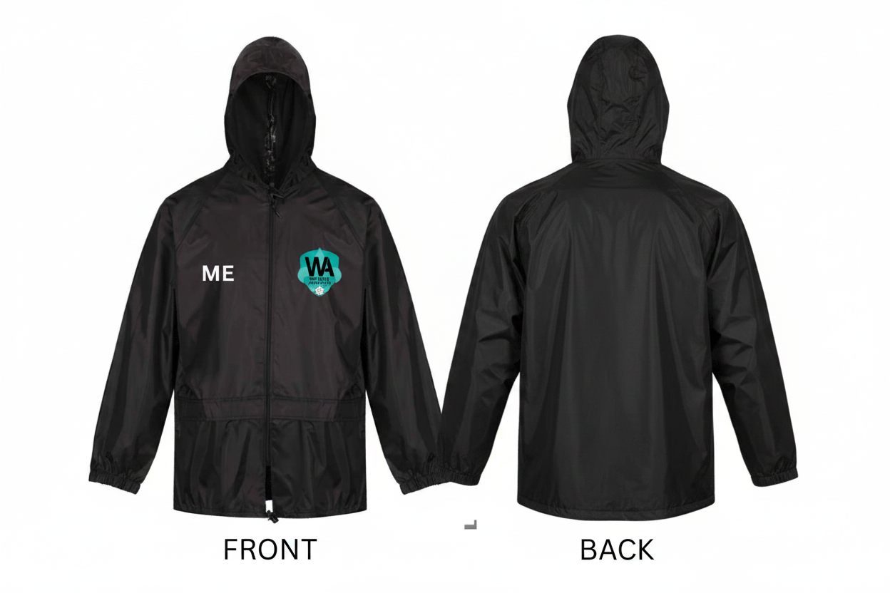 Wakefield Athletic JFC Adults Rain Coat - The Merch Collective UK