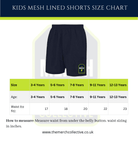 Wakefield Athletic JFC Kids Mesh Lined Shorts - The Merch Collective UK